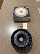 Vtg Metal Airequipt Circular Magazine sprocket Box CAROUSEL 35 mm Slides