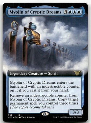 Myojin of Cryptic Dreams (Extended Art) #52 NM Kamigawa Neon Dynasty Magic MTG