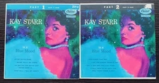 KAY STARR IN A BLUE MOOD PART 1 &2 EAP 1-580-EAP 2-580-45RPM-7" EP 1955 JAZZ NM