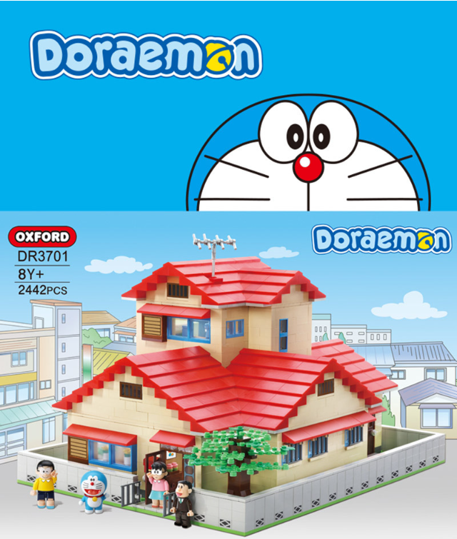 Nobita。本日限定。 Oxford Doraemon Nobita's House DR3701 Brick Set - 2442pcs | eBay