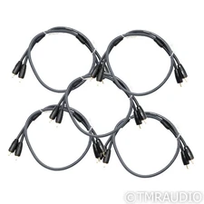 AudioQuest Tower RCA Cable; 0.6m Stereo Interconnect; Lot of 5
