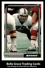 1992 Topps Bob Golic #478 Los Angeles Raiders NFL Football