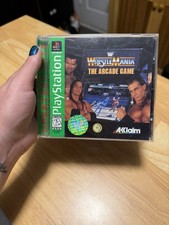 WWF WrestleMania: The Arcade Game PS1 (Sony PlayStation 1) CIB Complete Tested