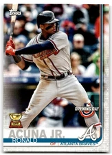 Ronald Acuna Jr. 2019 Topps Opening Day Gold Rookie Cup #51 Atlanta Braves