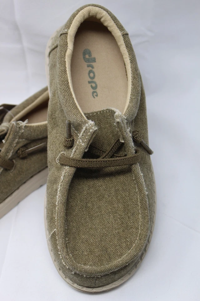 NUEVO CON ETIQUETAS NUEVO SIN CAJA Drope Mike Juvenil Verde Oliva/Caqui Niños Zapatos Talla 11 Foto 2 de 4