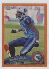 2011 Topps Chrome Retail Orange Refractor Randy Moss #101 HOF 12nf