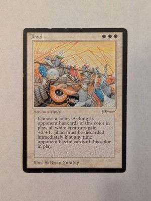 MTG　Jihad　&　Army of Allah　英語版サインドセット　ARN MTG Jihad Arabian Nights Regular Rare for sale online | eBay
