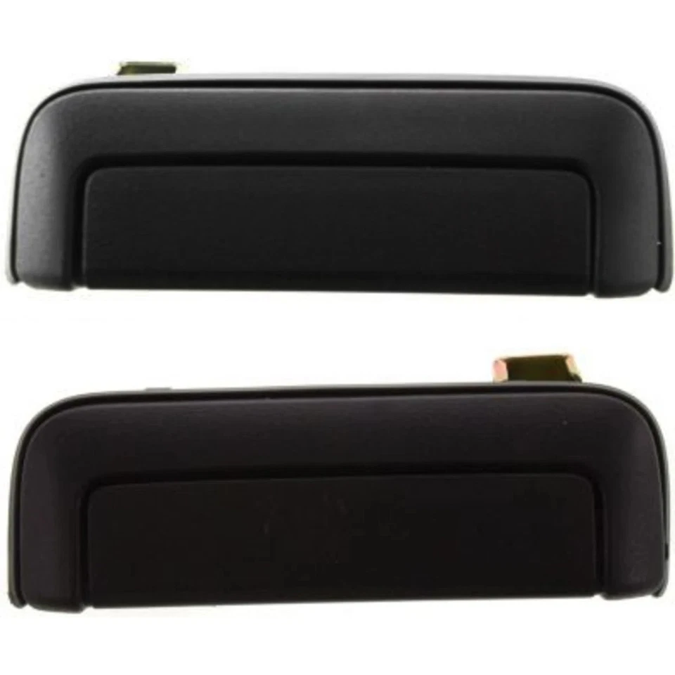Front Exterior Door Handle  Set of 2 Black For 97-2004 Mitsubishi Montero Sport Foto 3 de 4