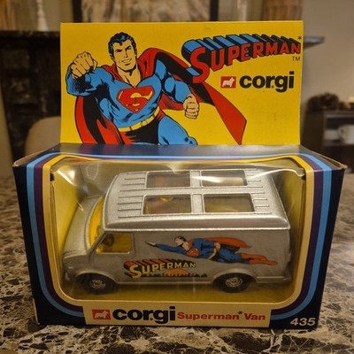 New Old Stock - Oldtimer 1979 - CORGI - SUPERMAN VAN - 435 - silber Chevrolet 