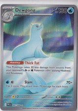 Dewgong 097/094 Me02: Illustrazione Fiamme Fantastiche Carta Pokemon Rara NM