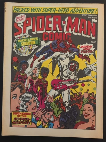 Stan Lee Presents Spider-Man Comic #321 Marvel UK 10p May 1979