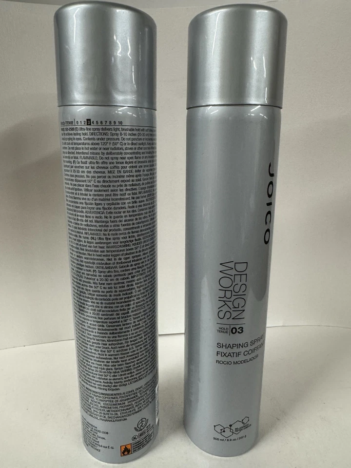 2 PACK --- Joico Design Works Hold #03 Shaping Spray 8.9 oz - Image 3 of 3