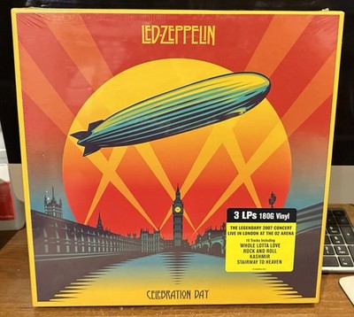 LED ZEPPELIN Celebration Day (2012) 3-LP BOX SET 180g Vinyl LIVE O2 ARENA 07 New