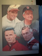 Jim Tressel signed 8x10 photo Ohio State Buckeyes Youngstown autographed c