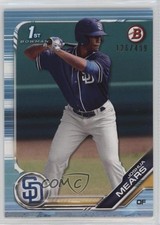 2019 Bowman Draft Sky Blue 126/499 Joshua Mears #BD-180 0au4