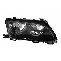 Scheinwerfer Hauptscheinwerfer Links Schwarz H7/H7 FüR BMW 3Er Touring E46