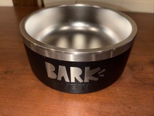 Yeti Stainless Steel  Bark  Standard Dog Bowl Black 32 oz. 4 Cup