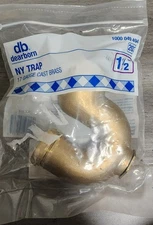 NEW  Dearborn NY Trap 1 1/2" , 17 Gauge Cast Brass 203 1000049494