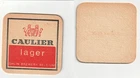 1 - BELGIUM - MONS - BRASSERIE CAULIER BEER MAT SOUS-BOCKS (01051)