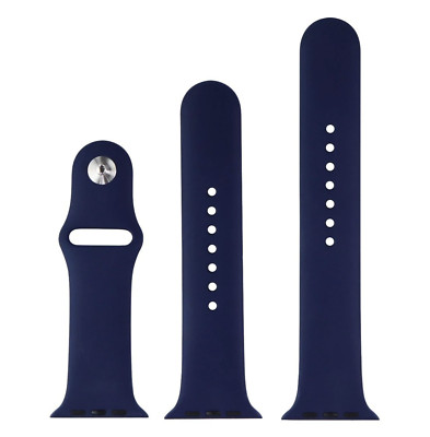 NEW! Genuine Apple Brand Deep Navy Blue Sport Band Fit Watch Size 44 45 46 49mm
