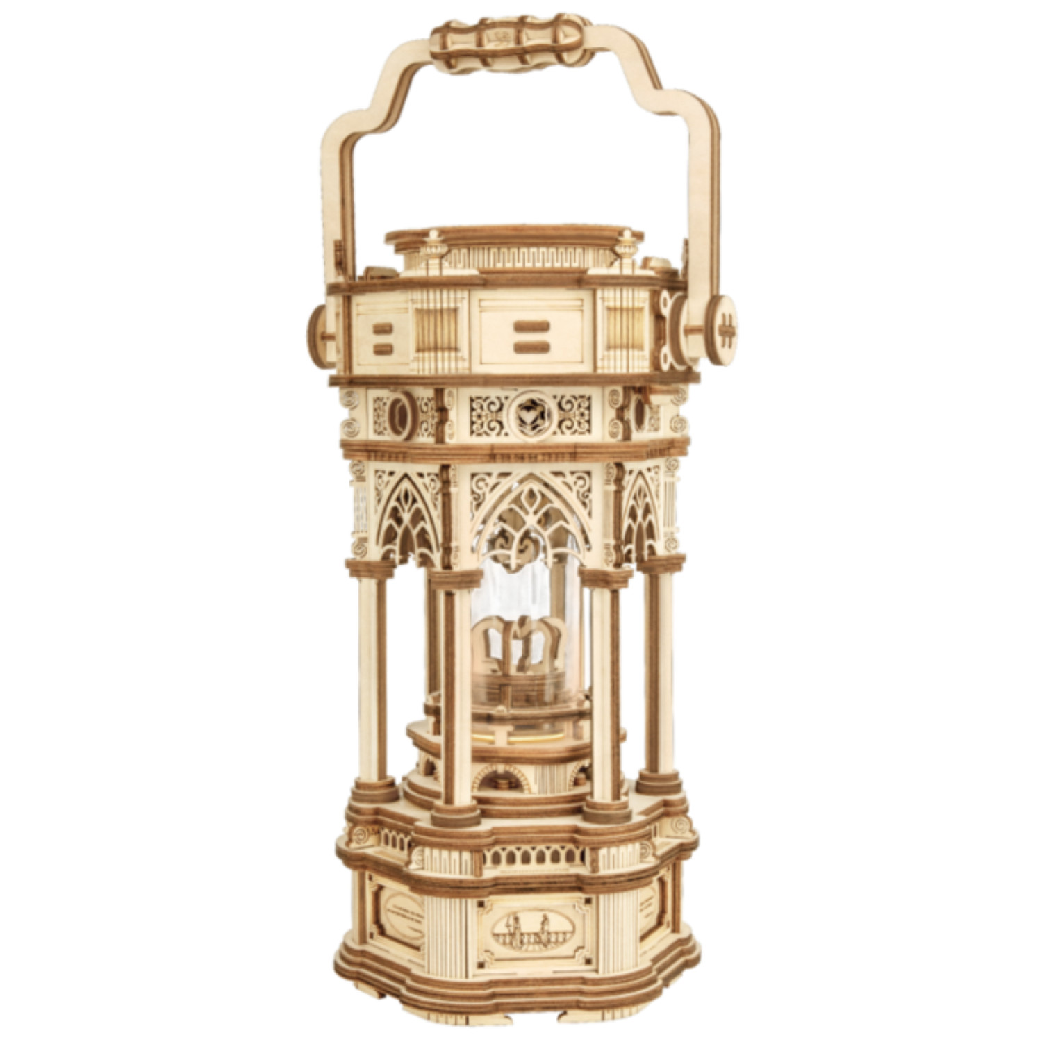Деревянный пазл DIY 3D Music Box Victorian Lantern 210pcs Модель: AMK61