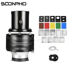 SOONPHO II Bowens Mount Focalize Conical Snoots Photo Optical Condenser Cylinder