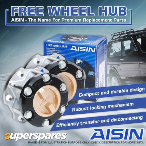 2 x Genuine Aisin Free Wheel Hubs for Isuzu D-Max 4JJ1 TFS TFR MU U 4JG2 4JB1 - Picture 1 of 3