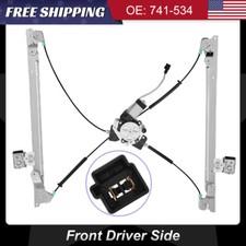 Front Driver Window Regulator w/Motor For Chrysler Town & Country Dodge Caravan