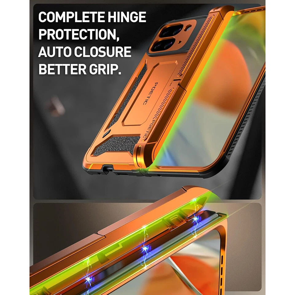 For Google Pixel 9 Pro Fold 5G Case Rugged Shockproof With KickStand Cover - Image 2 of 4