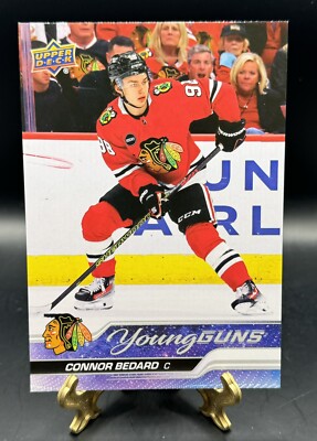 Connor Bedard RC 2023-24 Upper Deck Series2 OVERSIZED Young Guns