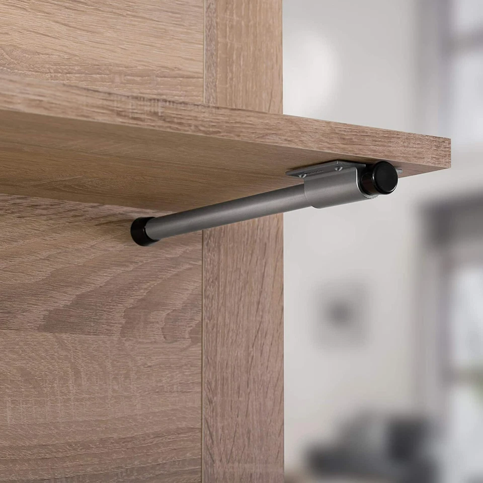 2 Garderobenhalter Kleiderbügelhalter ausziehbar 225 mm Kleiderlüfter Oberboden - Bild 3 von 4