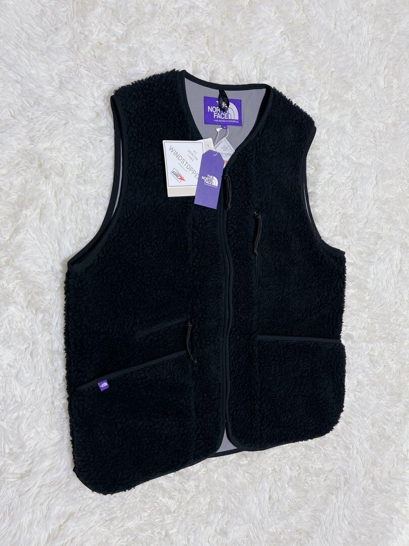 THE NORTH FACE PURPLE LABEL Wool Boa WINDSTOPPER Field Vest THE NORTH FACE PURPLE LABEL Wool Boa WINDSTOPPER Field Vest