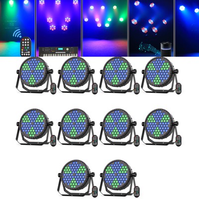 Par Light 72LED RGBW Stage Lighting Strobe Beam DMX DJ Disco Party Club 1-10PCS