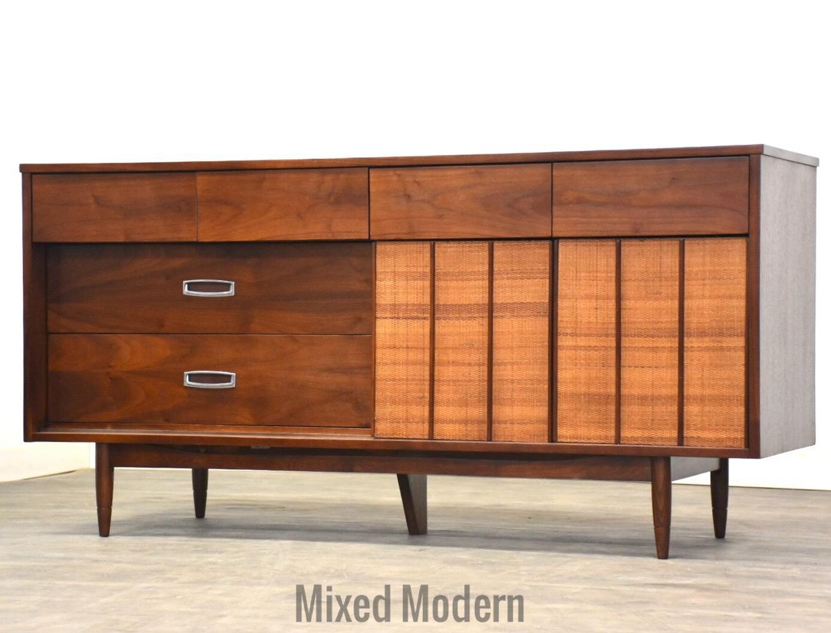 Refinished Walnut and Cane Dresser by Hooker | eBay Refinished Walnut and Cane Dresser by Hooker | eBay