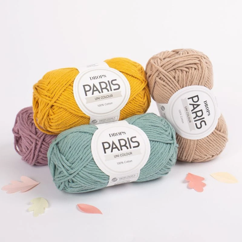 DROPS Paris Aran Yarn Wool 100% Cotton 10 Ply Crochet Knitting 50g Per Ball - Image 3 of 4