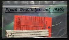 SPACE SHUTTLE PROGRAM FLOWN & REMOVED OBSOLETE TCS SCRAPPED RELIC & RED FLEX TAG