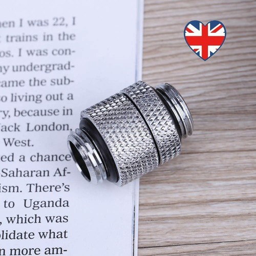 G1/4 Outer Thread 360 Degree Rotary PC Water Cooling System Tube Adapter