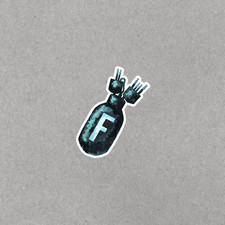 F-Bomb Vinyl Sticker - Edgy Watercolor Graffiti Style Decal for Cars, Laptops 5