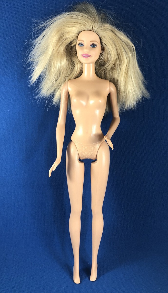 Barbie Doll Mattel Hard Plastic Body 2009 Vinyl Head 2013 Blonde