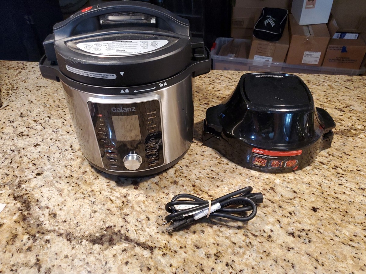 READ Galanz 12-in-1 Pressure Cooker Air Fryer with 12 Preset