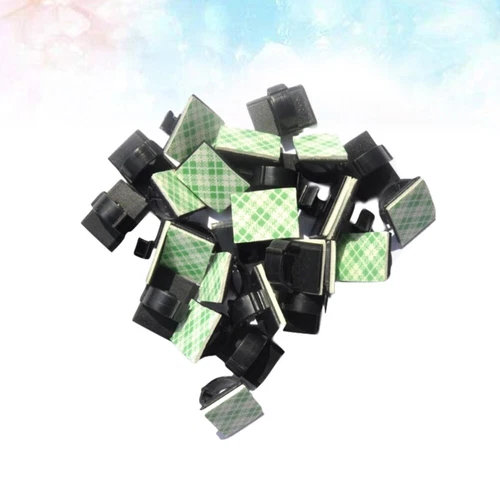 50 Pcs Carte De Câblage Bande Double Face -câbles Adhésifs Pire-câble