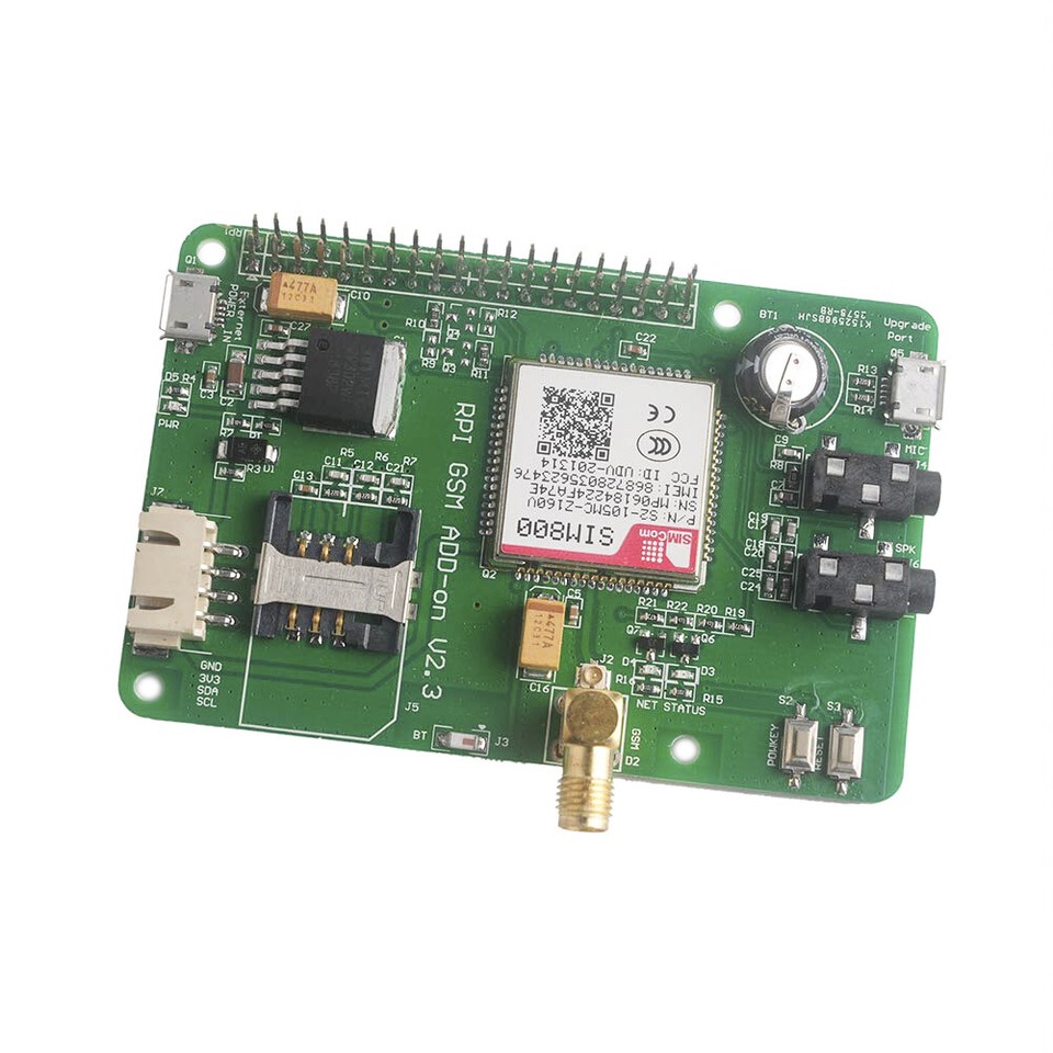 SIM800 Quad-band GSM/GPRS/BT Module SIM800 GSM GPRS for Raspberry PI ...