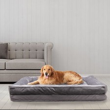 Large Orthopedic Memory Foam Pet Dog Bed Removable Cover New