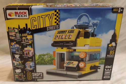 Block Tech City Streets block kit: Sunny Side Diner NEW SEALED 95 PIECES - 第 1/7 張圖片
