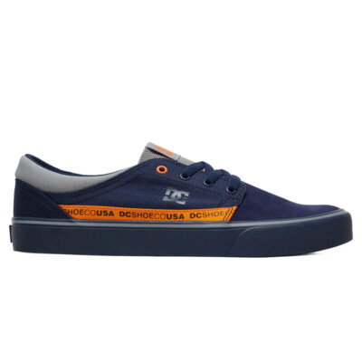 DC TRASE SE HERREN JUNIOR SCHUHE SNEAKER LAUFEN SPORT SCHWARZ/ORANGE SKATEBOARDING