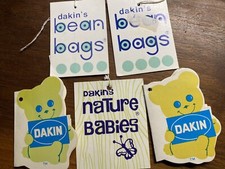 Vtg 1970 s Dakin s Plush / Stuffed Animal Tags Quail Terrier Walrus Lion Fawn