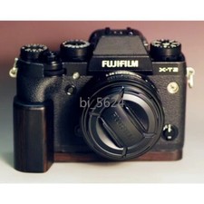 Handmade Wood Hand Grip L Plate for Fujifilm X-T2 Fuji XT2 Camera Ebony Handle