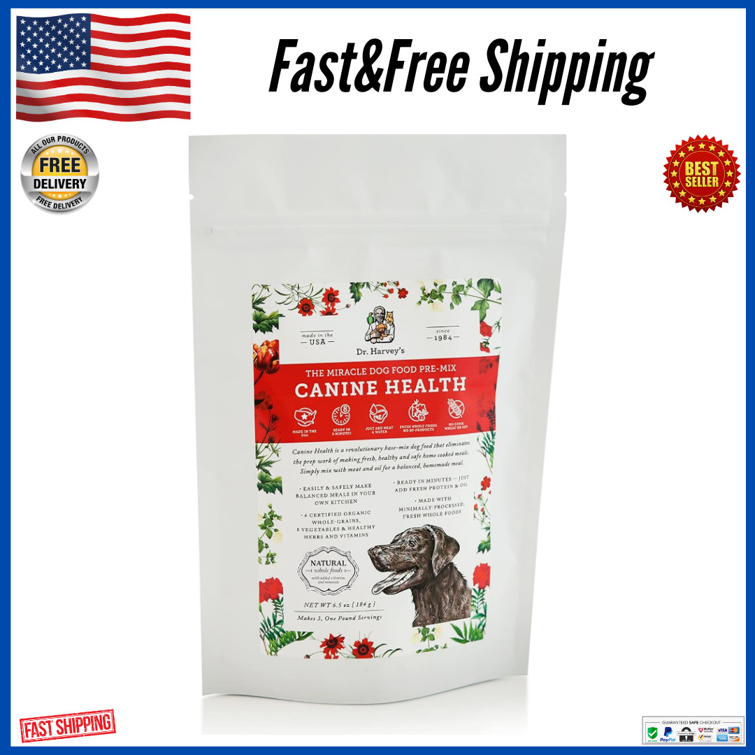 Dr. Harvey's Canine Health Miracle Dog Food, Human Grade Dehydrated Base Mix ...