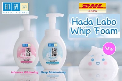 hada labo deep moisturizing whip foam