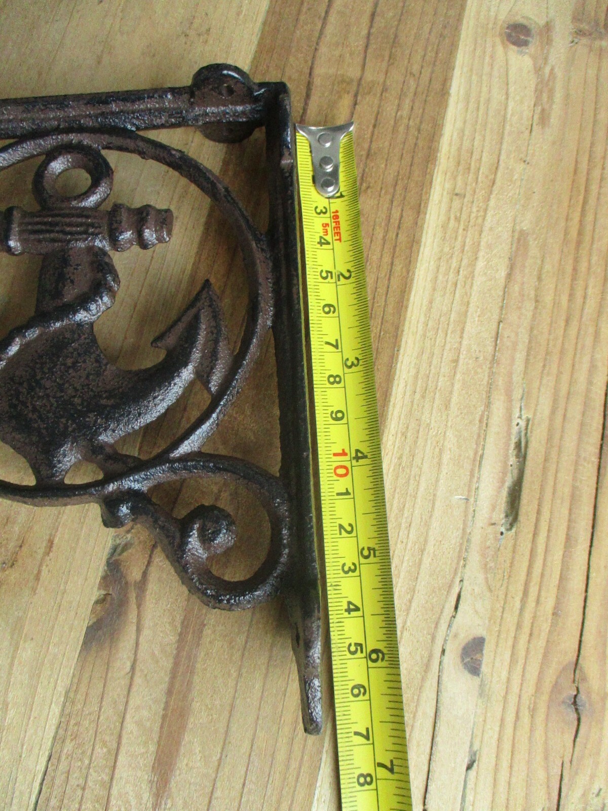 6 CAST IRON BOAT ANCHOR BRACKETS CORBELS BRACES WALL SHELF BRACKET